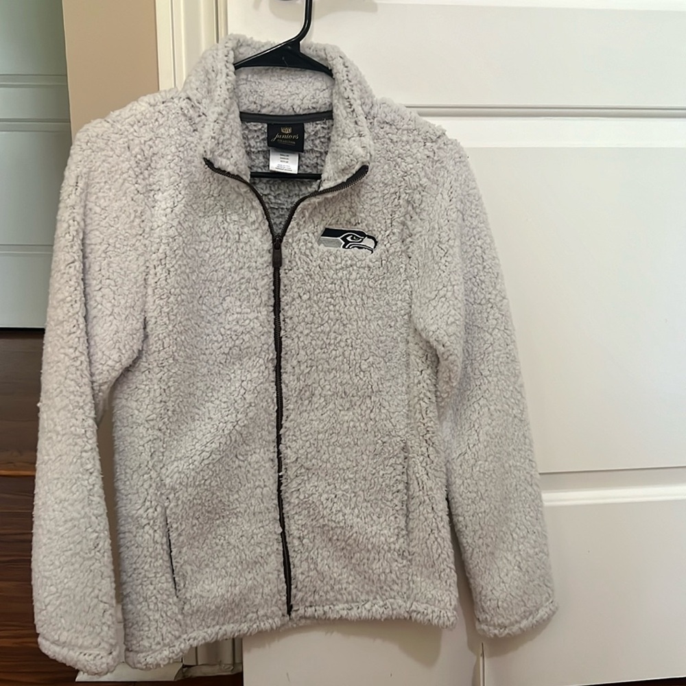NWT Official NFL Seattle Seahawks Zipper Up Jacket